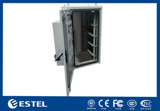 20U ظرفیت درب مخابراتی درب فولاد گالوانیزه با عایق گرما برای قطب نصب شده