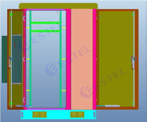 جعبه الکترونیکی سفارشی ISO9001 1850mm Height ضد آب