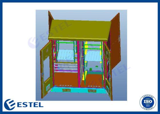 جعبه محفظه برقی در فضای باز 19 ”Rack ESTEL 1000 mm Depth