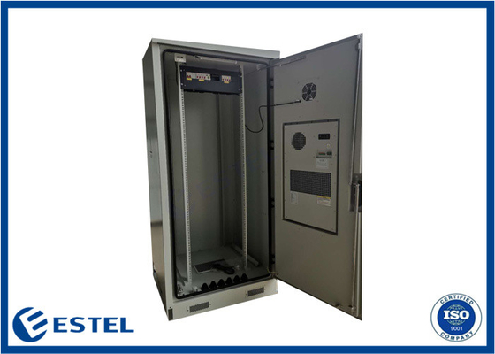 ضد خوردگی 40U IP55 کابینت مخابراتی بیرونی با تعمیرات درب ورودی AC