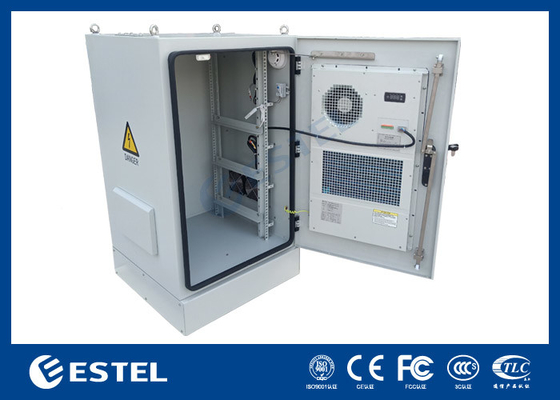 کابینت مخابراتی خارجی SGCC با دو دیوار با تهویه مطبوع 48VDC و فن