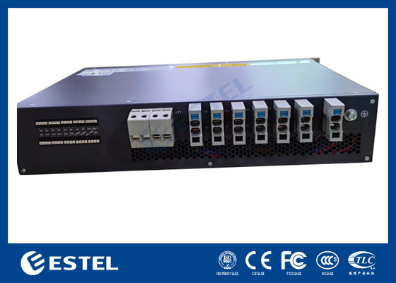 DC48V ریک ماونت ریکتیفایر 90A ظرفیت بالا 220VAC ریکتیفایر تک فاز مخابراتی