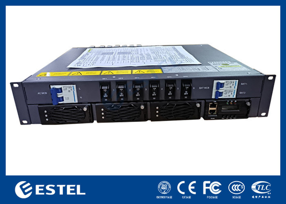 DC48V ریک ماونت ریکتیفایر 90A ظرفیت بالا 220VAC ریکتیفایر تک فاز مخابراتی