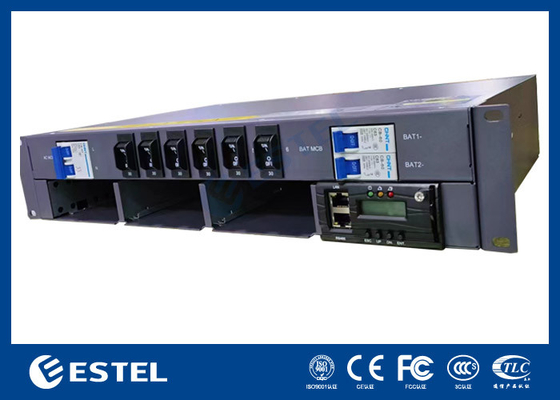 DC48V ریک ماونت ریکتیفایر 90A ظرفیت بالا 220VAC ریکتیفایر تک فاز مخابراتی