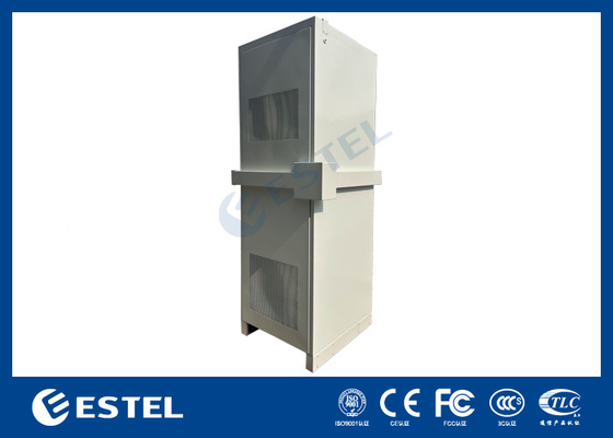 دسترسی جلویی کابینت مخابرات بیرونی فولاد گالوانیزه با کمربند امنیتی