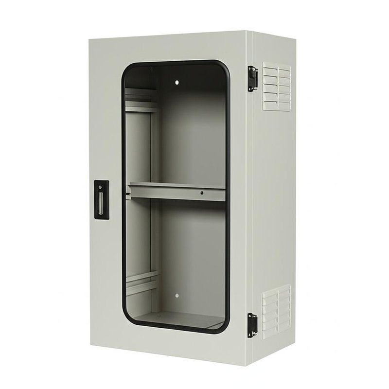 Weatherproof Telecom Enclosure with IP66 Protection and Dimensions 800×800×2100mm for Secure Outdoor Equipment Storage